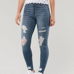 Hollister High Rise Jean Leggings- 11 Short- NWT